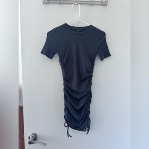 Zara Ribbed Bodycon T Shirt Dress